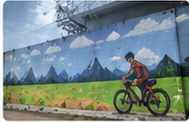 Wall painting branding