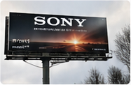Sony outdoor billboard project
